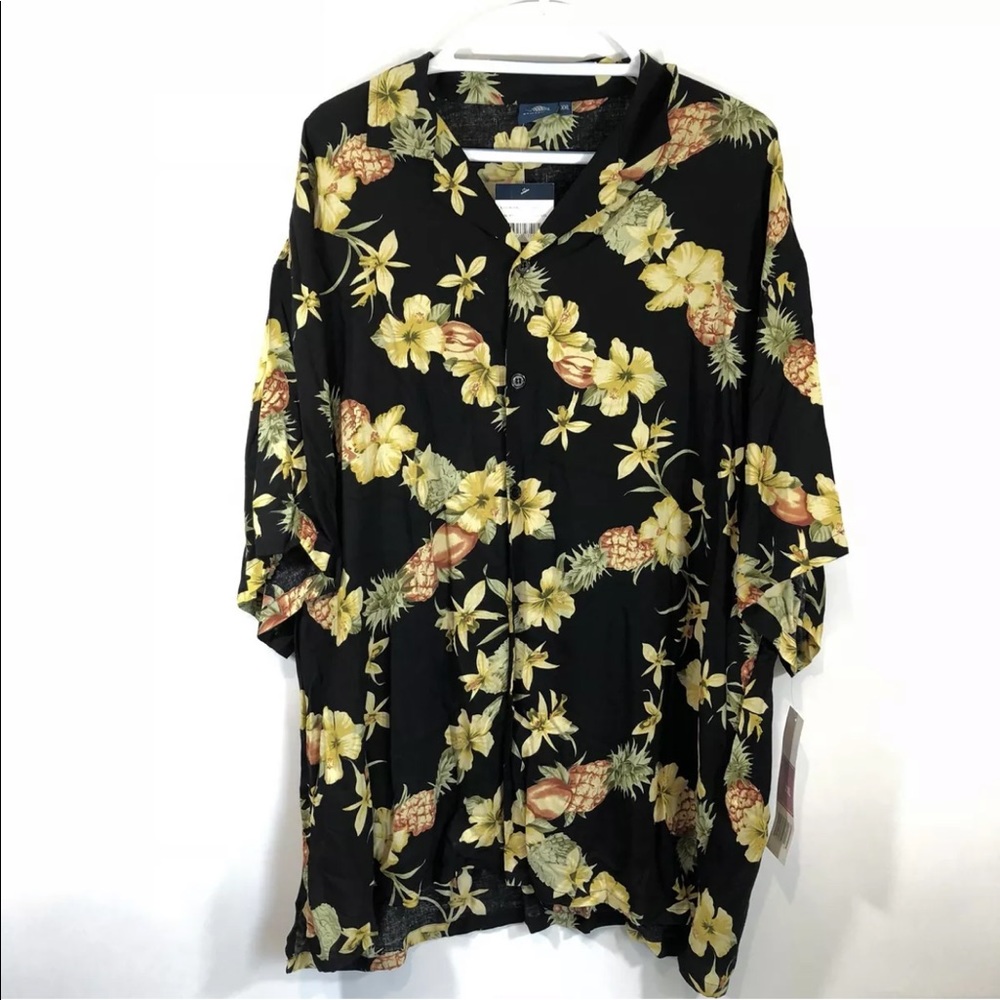 NWT Mens Armadillo Hawaiian pineapple shirt XXL